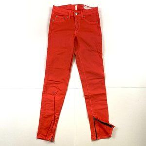 Rag + Bone Zipper Capri Jeans